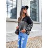 damsky svetr amour stripe black eshopat cz 6