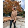 damsky svetr se stojackem simpatico beige eshopat cz 3