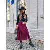 damska satenova sukne clare wine red eshopat cz 4