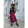 damska satenova sukne clare wine red eshopat cz 1