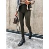 damske matne kozenkove zateplene leginy daily good khaki eshopat cz 2