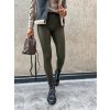 damske matne kozenkove zateplene leginy daily good khaki eshopat cz 3