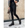 damske bavlnene leginy s vysokym pasem button black eshopat cz 3