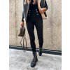 damske bavlnene leginy s vysokym pasem button black eshopat cz 5
