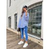 damska oversized kosile stripe blue eshopat cz 4