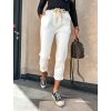 damske teplakove kalhoty s paskem xoxo white eshopat cz 3