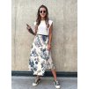 damska satenova sukne clare s potiskem navy blue eshopat cz 1