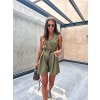 damsky overal s paskem sofia khaki eshopat cz 2