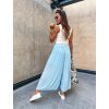 plisovane siroke kalhoty vianna baby blue eshopat cz 5