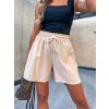 damske kratasy s gumou v pase felicia beige eshopat cz 4