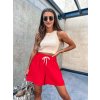 damske kratasy s gumou v pase felicia red eshopat cz 2