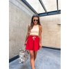 damske kratasy s gumou v pase felicia red eshopat cz 3