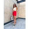 damske kratasy s gumou v pase felicia red eshopat cz 4