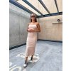 damske zebrovane saty long beige eshopat cz 1