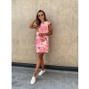 damske saty lorrie s potiskem kvetin pink eshopat cz 3