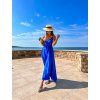 damske saty s paskem mauritius electric blue eshopat cz 3