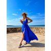 damske saty s paskem mauritius electric blue eshopat cz 1