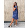 damske bavlnene saty oreos navy blue grey eshopat cz 3