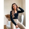 damsky top v neck ideally black eshopat cz 2