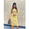 damske zebrovane saty cindy yellow eshopat cz 2