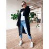 damsky cardigan s kapuci long black eshopat cz 3
