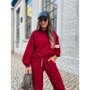 damsky teplakovy komplet perfect wine red eshopat cz 2