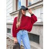 damsky svetr fluffy red 2 eshopat cz 2