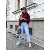 damsky svetr fluffy wine red eshopat cz 4