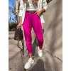 damske hladke teplakove kalhoty s paskem paulie raspberry eshopat cz 2