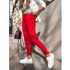damske hladke teplakove kalhoty s paskem paulie red eshopat cz 3
