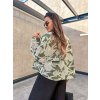 damsky vzorovany cardigan noira khaki eshopat cz 2