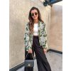 damsky vzorovany cardigan noira khaki eshopat cz 3