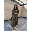 damske kosilove saty long khaki eshopat cz 4