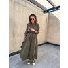 damske kosilove saty long khaki eshopat cz 1