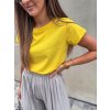 damske basic tricko yellow eshopat cz 1