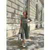 damske dlouhe saty spirit khaki eshopat cz 4