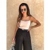damske tilko na raminka z leskleho materialu beige eshopat cz 3