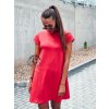 eshopat cz damske saty basic bamboo short sleeve red