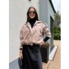 Stylový podzimní bomber Autumnis sand