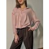 SATÉNOVÁ KOŠILE TORY POWDER PINK 3