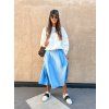 damska satenova sukne clare blue eshopat cz 3
