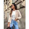 damske hladke sako bobbi beige eshopat cz 3