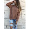 damsky svetr s copankovym vzorem caramel eshopat cz 4