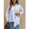 Dámská asymetrická košile White
