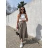 Sukně s gumou v pase Vivi Taupe