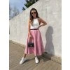 Sukně s gumou v pase Vivi Pink