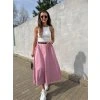 Sukně s gumou v pase Vivi Pink