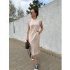 Šaty Carol s křidélkovými rukávy Beige