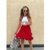 Dámská kolová sukně Red