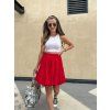 Dámská kolová sukně Red